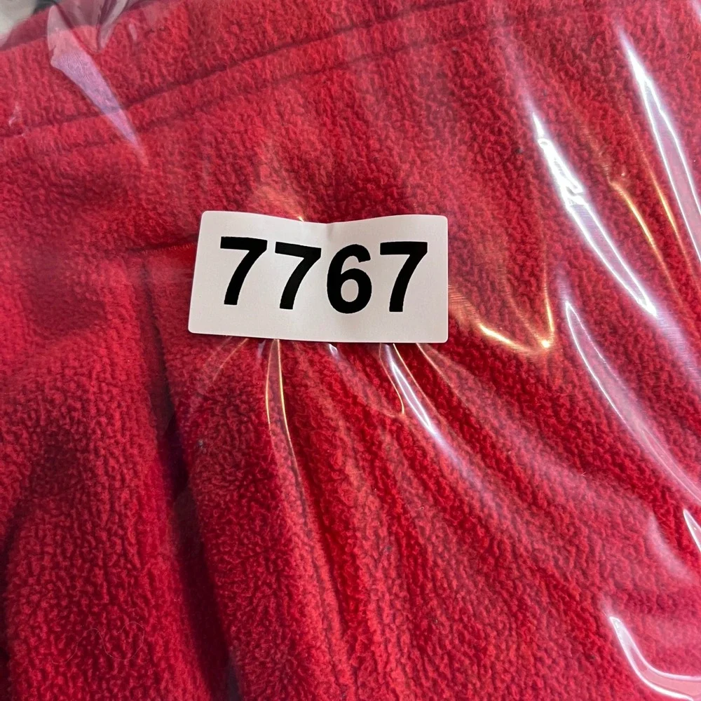 Nike‎ Fleece Zip Hoodie Kids Large Red Black Sporty Full Zip Jacket